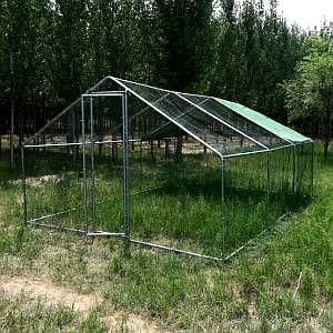 Recinto XXL per Galline – Parco da 24 m² in Acciaio Zincato con Struttura Rinforzata.